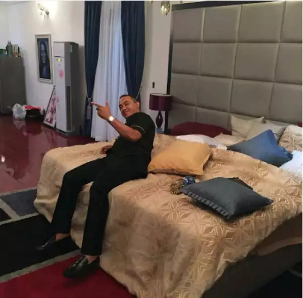 OAP Freeze Shares Photo Of Himself Chilling In Linda Ikeji’S Bedroom